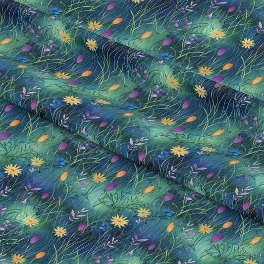 Twilight Meadows Pattern 9 Quilting Cotton Fabric