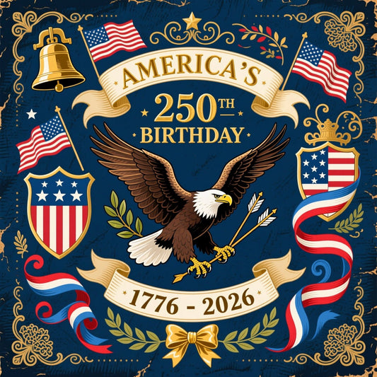 250th Anniversary Pattern 15 Quilting Cotton Fabric