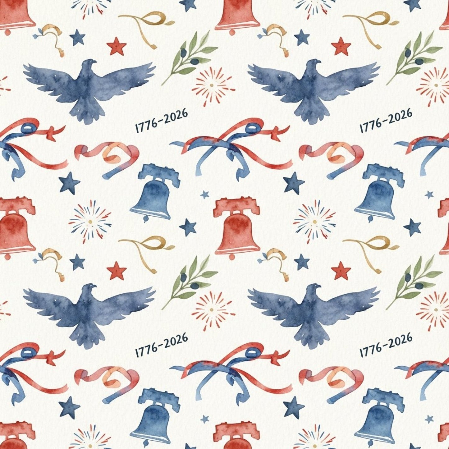 250th Anniversary Pattern 26 Quilting Cotton Fabric