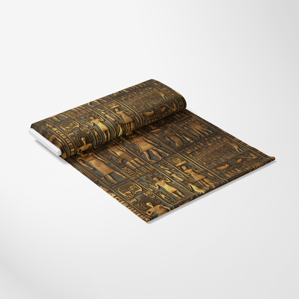 2D Ancient Egypt Pattern 72 Quilting Cotton Fabric