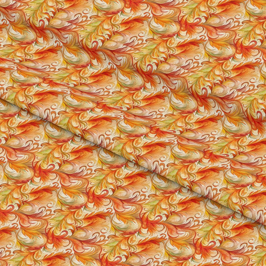 Autumn Swirls Pattern 10 Quilting Cotton Fabric