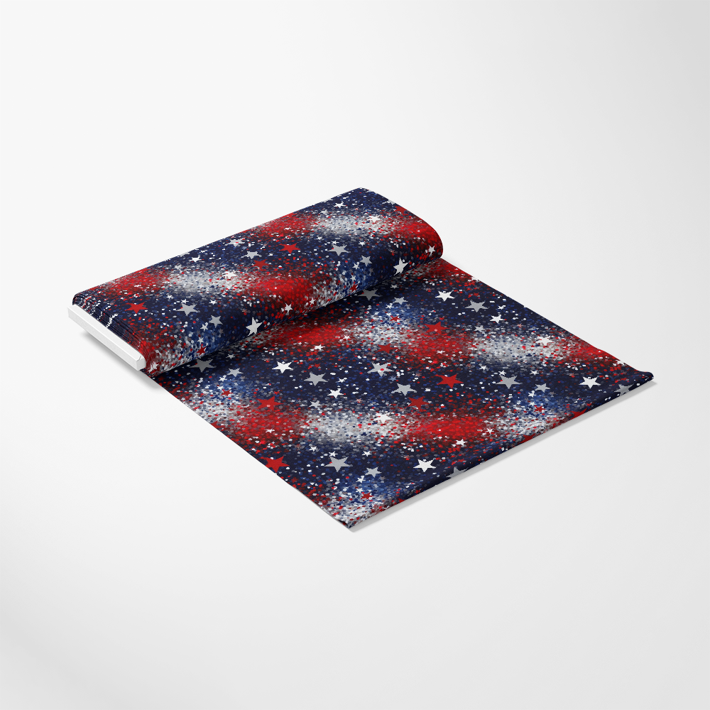 4th-of-July Glitter Pattern 8 Quilting Cotton Fabric