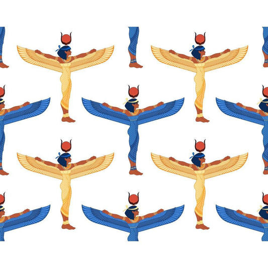 Egyptian Hieroglyphs Pattern 12 Quilting Cotton Fabric