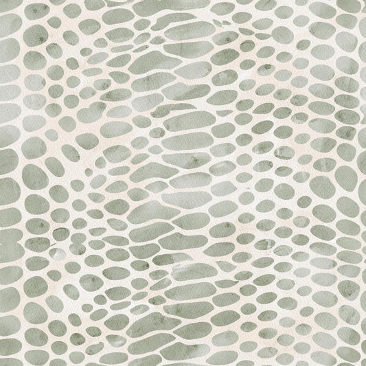 Watercolor Snake Print 1 Quilting Cotton Fabric
