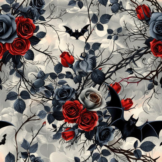 A Gothic Night Pattern 8 Quilting Cotton Fabric