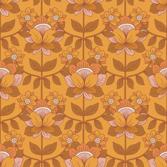 70s Groovy Boho Pattern 7 Quilting Cotton Fabric