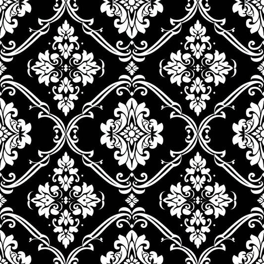 Gothic Damask Pattern 2 Quilting Cotton Fabric