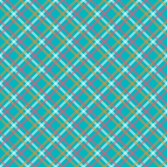 Plaid for Summer Pattern 1 Quilting Cotton Fabric