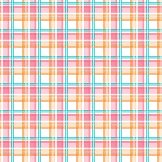 Plaid for Summer Pattern 5 Quilting Cotton Fabric