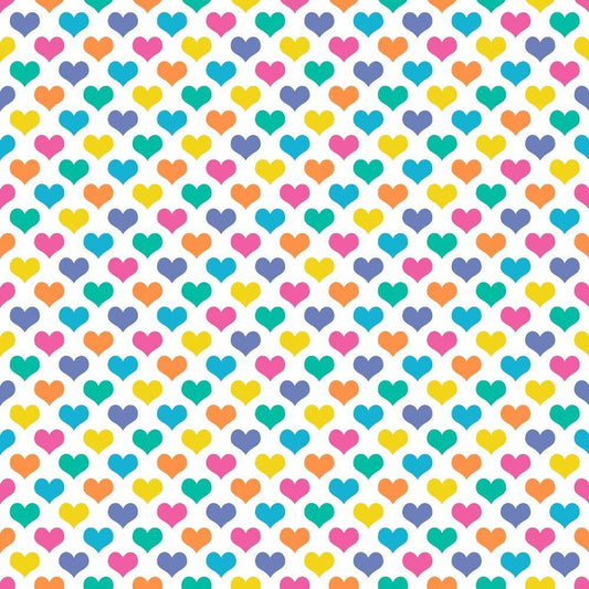 Summer Rainbow Pattern 4 Quilting Cotton Fabric