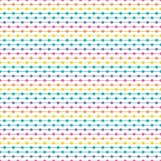 Summer Rainbow Pattern 15 Quilting Cotton Fabric