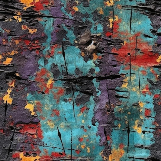 Grunge Dry Paint Texture Pattern 9 Quilting Cotton Fabric