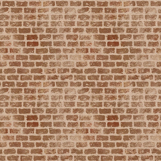 Grunge Brick Wall Pattern 5 Quilting Cotton Fabric