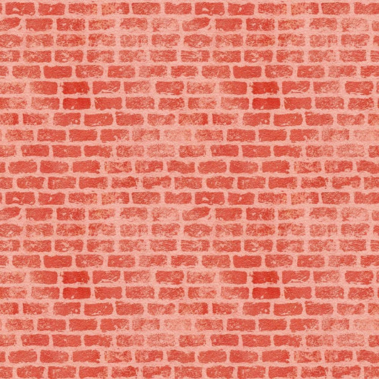 Grunge Brick Wall Pattern 14 Quilting Cotton Fabric