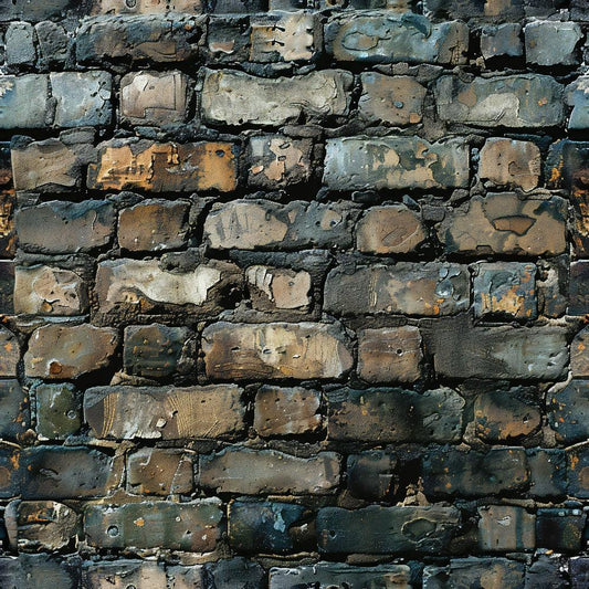 Brick Walls Pattern 11 Quilting Cotton Fabric
