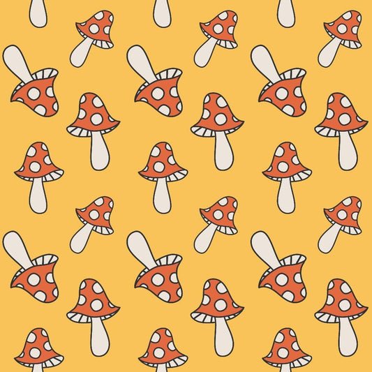 Groovy Peace and Love Pattern 4 Quilting Cotton Fabric