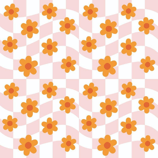 Groovy Peace and Love Pattern 13 Quilting Cotton Fabric