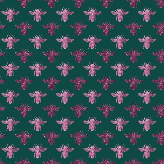 Lovely Bee Pattern 4 Quilting Cotton Fabric