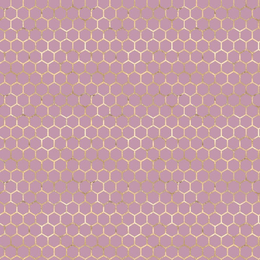 Lovely Bee Pattern 7 Quilting Cotton Fabric