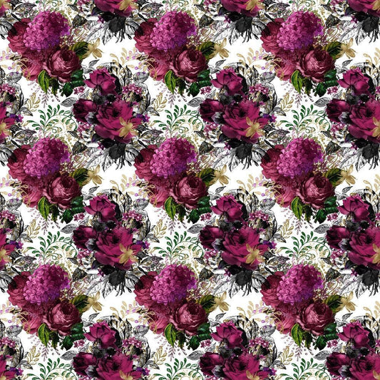Lovely Bee Pattern 17 Quilting Cotton Fabric