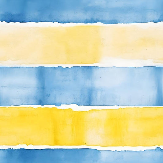 Mediterranean Lemon Azure Pattern 9 Quilting Cotton Fabric