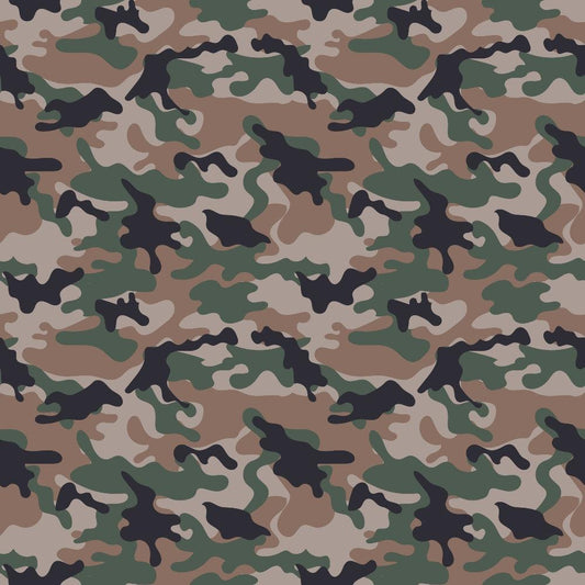 Military Camouflage Pattern 19 Quilting Cotton Fabric