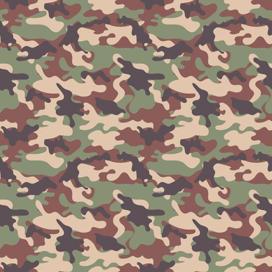 Military Camouflage Pattern 20 Quilting Cotton Fabric