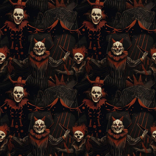 Sinister Sideshow Pattern 1 Quilting Cotton Fabric