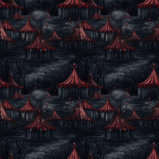 Sinister Sideshow Pattern 3 Quilting Cotton Fabric