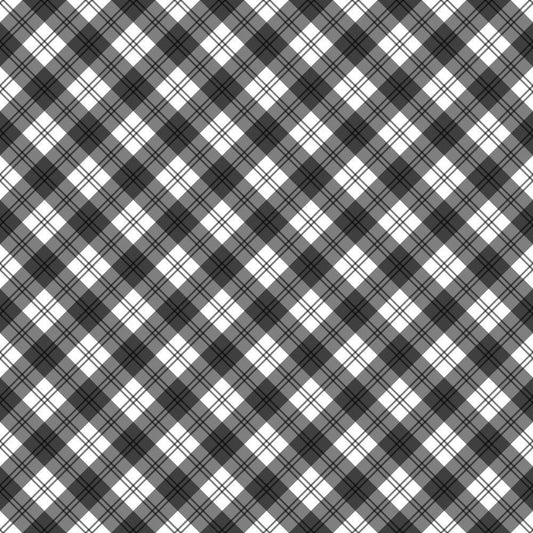 Fall Orange Plaid Pattern 3 Quilting Cotton Fabric
