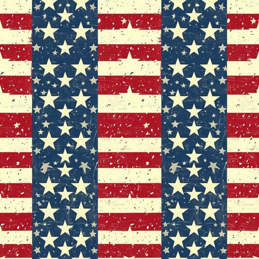Patriotic Pattern 5 Quilting Cotton Fabric