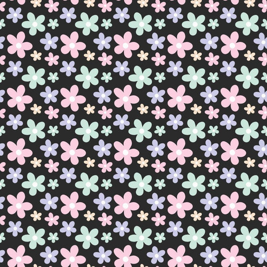 Hello Spring Cats Pattern 7 Quilting Cotton Fabric