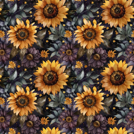 Leo Zodiac Pattern 8 Quilting Cotton Fabric