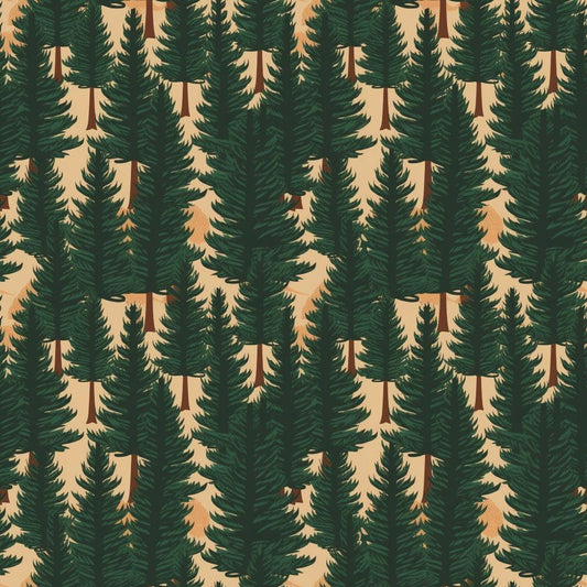 Camping Graphics Pattern 10 Quilting Cotton Fabric
