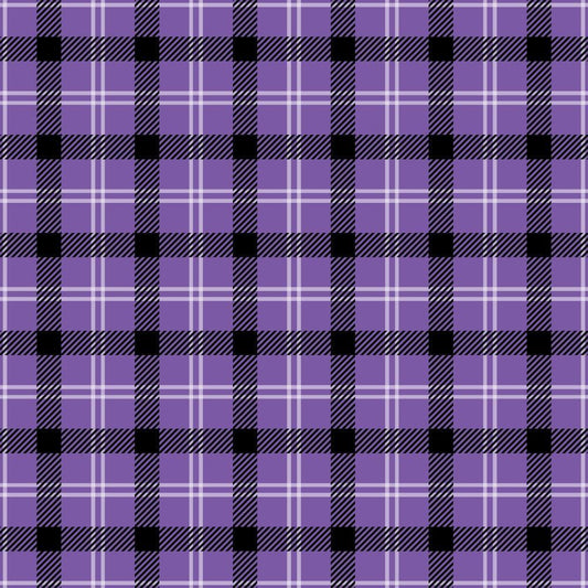 Halloween Plaid Pattern 9 Quilting Cotton Fabric