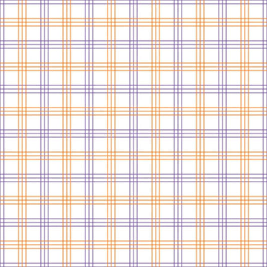 Halloween Plaid Pattern 11 Quilting Cotton Fabric