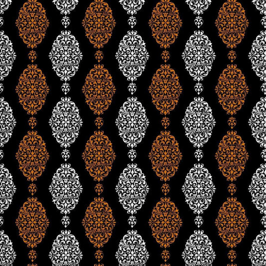 Elegant Halloween Pattern 11 Quilting Cotton Fabric