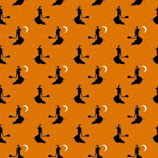 Elegant Halloween Pattern 14 Quilting Cotton Fabric