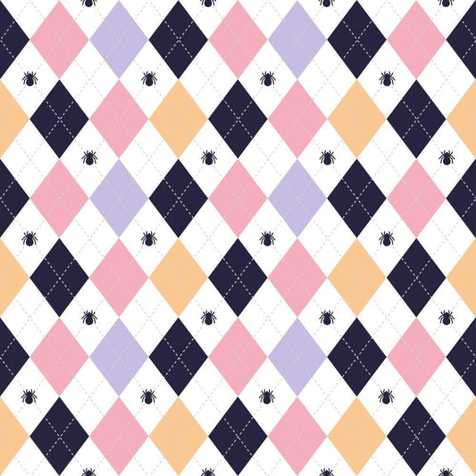 Kawaii Cute Halloween Cats Pattern 4 Quilting Cotton Fabric