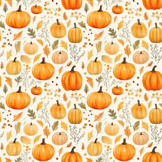Vintage Autumn Pattern 9 Quilting Cotton Fabric