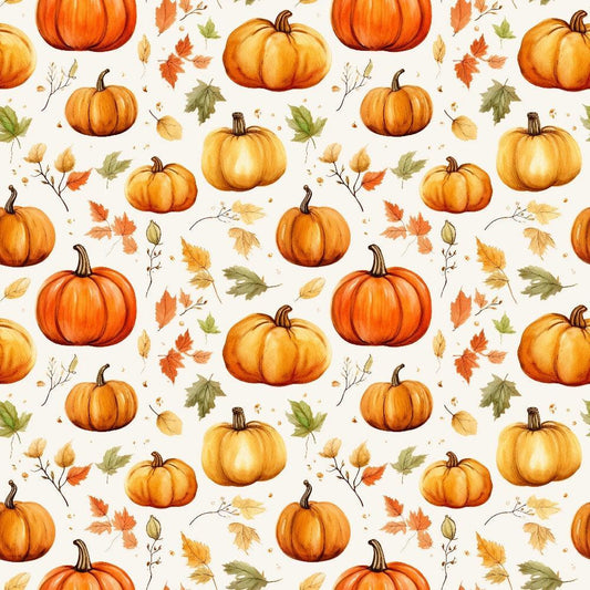 Vintage Autumn Pattern 10 Quilting Cotton Fabric