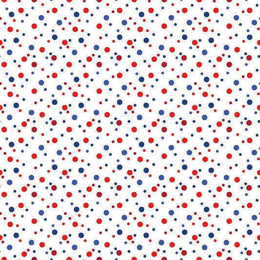 Confetti Dots Pattern 20 Quilting Cotton Fabric