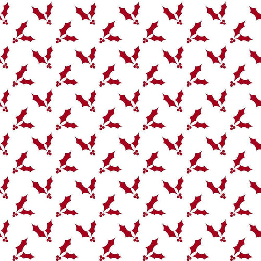 Country Christmas Pattern 14 Quilting Cotton Fabric