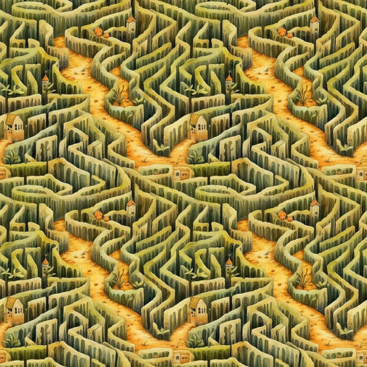 The Pumpkin Patch Pattern 1 Quilting Cotton Fabric