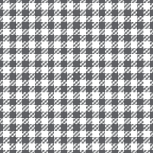 Mint Grey and White Plaid Pattern 8 Quilting Cotton Fabric