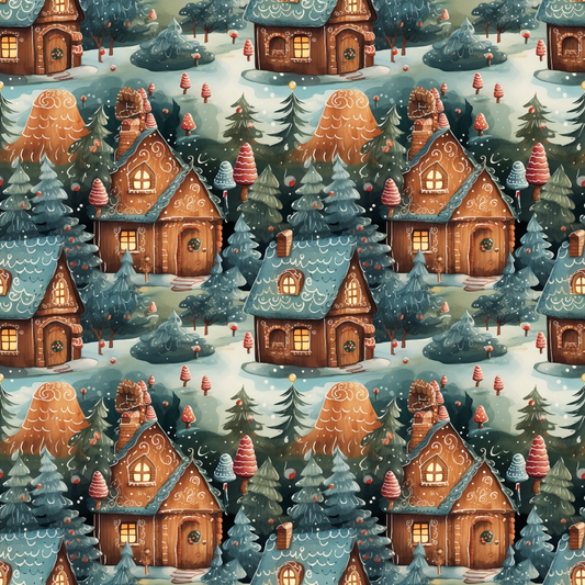 Christmastime Pattern 9 Quilting Cotton Fabric