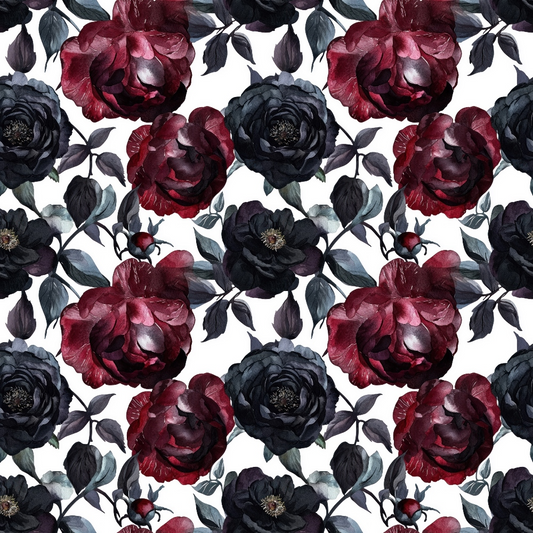 Burgundy in October Pattern 28 Quilting Cotton Fabric