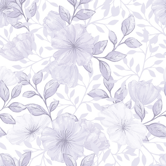 Country Flowers Pattern 49 Quilting Cotton Fabric