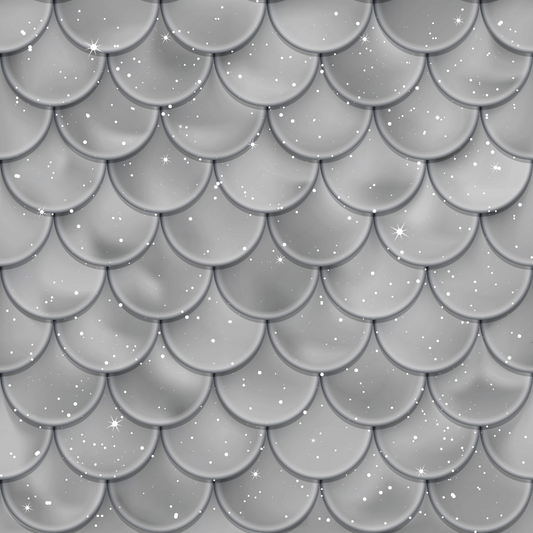 Mermaid Scales Pattern 1 Quilting Cotton Fabric
