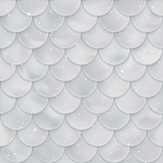 Mermaid Scales Pattern 3 Quilting Cotton Fabric